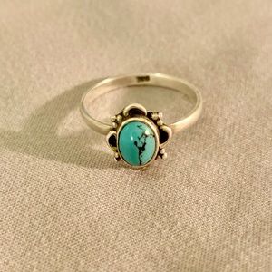 🦋 Vintage turquoise sterling silver ring 🦋